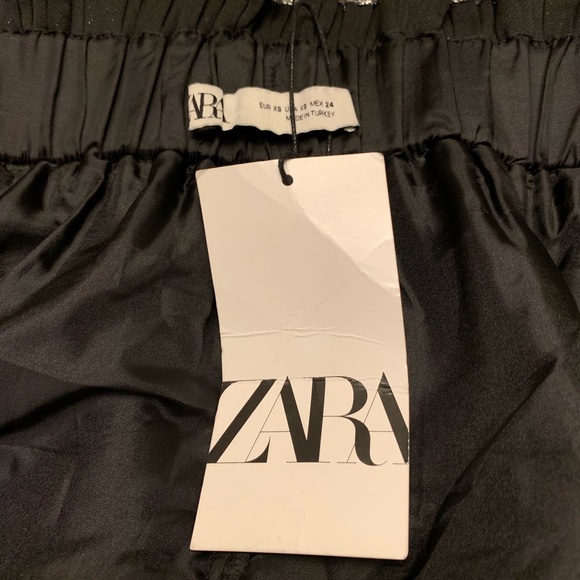 Pleated Metallic ZARA Skirt - Picture 3 of 4